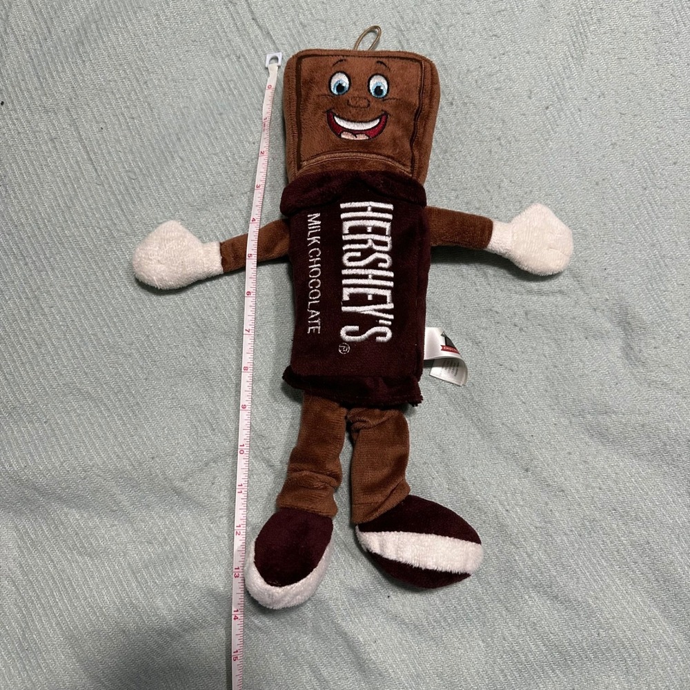 Hersheys Chocolate World Milk Chocolate Bar Plush Mascot Stuffed Toy - Picture 2 of 6